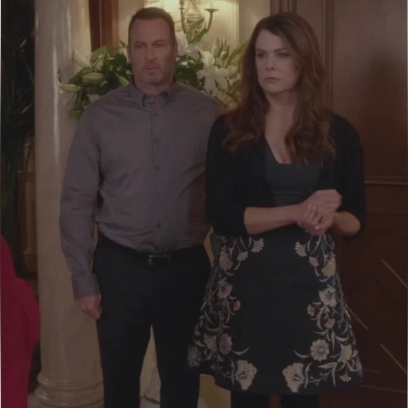 Anthropologie Gilmore Girls Moulinette Soeurs Bellflower Floral Embroidery Dress - Picture 4 of 16